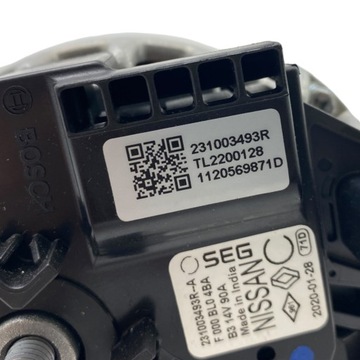 фото thumb №10, Новый оригинальный номер генератор renault dacia nissan 231003493r