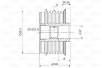 фото thumb №14, Зчеплення генератора renault volvo renault clio ii
