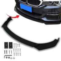 фото thumb №1, Спліттер універсальний чорний блиск перед do автомобілів легкових