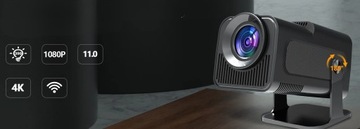 4K ПРОЕКТОР ANDROID LED WIFI МИНИ ПОРТАТИВНЫЙ FULL HD HY320 ПОДАРОК