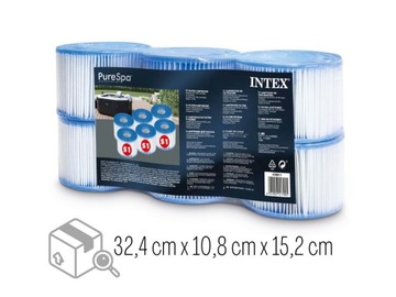 S1 zestaw filtrów 6szt Pure SPA set INTEX 29011