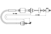 фото thumb №2, Трос сцепления nissan kubistar renault clio ii kan