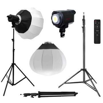 Lampa Studio Led 150w Softbox Do Zdjęć, Nagrań Video, Statyw 220cm