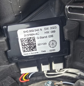 фото thumb №14, Vw golf 8 arteon r-line многофункциональный кожаный руль 5h0419089ge dsg