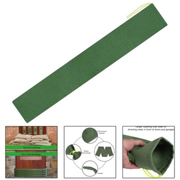 Мешок с песком, Мешки с песком, Барьеры от паводка, Холст 120см x 19см