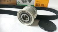Натяжитель оригинальный номер vw + ремень continental ролик ia vw passat b8 2.0 tdi с Разборки, фото thumb
