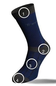 ТАКТИЧЕСКИЕ НОСКИ THERMO COOLMAX TRAVEL 43-46 .7