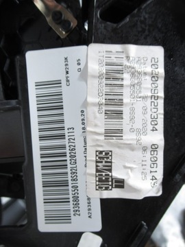 фото thumb №11, Mercedes eqc n293 w293 панель консоль оригінал a2936805501 eqc