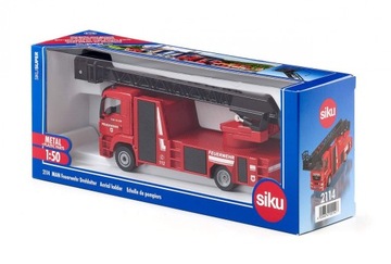 2114 SIKU Straż pożarna z drabiną METAL +PLASTIK SKALA:1:50 WIEK:3+