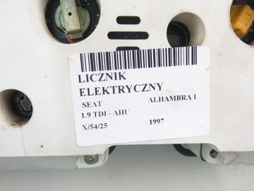 фото thumb №7, Спідометр  seat alhambra i 1.9 tdi 90 - 1z 95vw10849nc 7m0919862h
