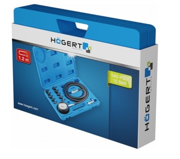 HOGERT HT8G414 ТЕСТЕР ДАВЛЕНИЯ МАСЛА 10 БАР