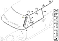 фото thumb №2, Mini прокладка захист стійка a ліва r55 r56 r57