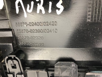 фото thumb №7, Toyota auris ii решітка повітропровід середня з годинником 55670-02320