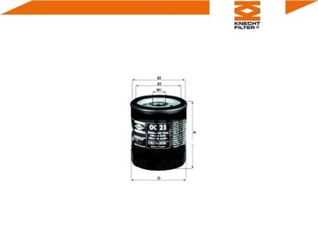 фото thumb №2, Фильтр масла [knecht]