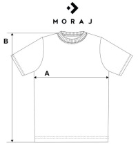 Мужская футболка с коротким рукавом белая ПРЕМИУМ из чесаного хлопка MORAJ XXL