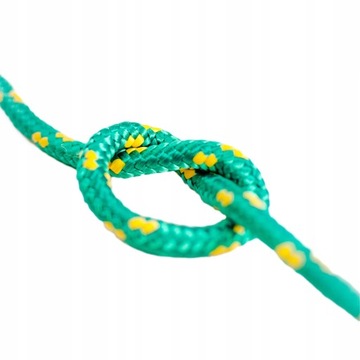 Lina Polipropylenowa 3mm Linka Pleciona ZIELONA 15m