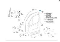фото thumb №1, Прокладка дверь передних mercedes sprinter 907 900