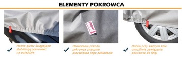 Pokrowiec na samochód auto r. XXL sedan 500-530 CLASSIC