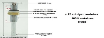 Doposażenie wanny balii ogrodowej w dysze pompę powietrza aeromasaż 700 W
