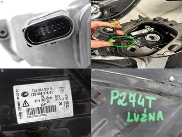 фото thumb №12, Porsche cayenne 7l5 957 рестайлінг 07-10 лампа ксенон ліва перед європа 7l5941031k