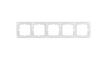 BERKER SQUARE FIVE FRAME one.платформа БЕЛЫЙ