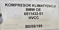 фото thumb №8, Компресор кондиціонера bmw оригінальний номер 6811432-01