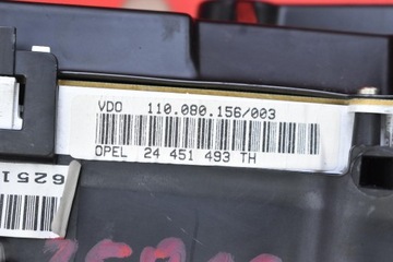 фото thumb №6, Спідометр  прилади eu 24451493th opel astra 2 ii g 2.0 dti 101 km 98-09
