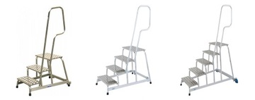 KRAUSE Мобильные монтажные ступеньки 1x3 805089 2,60 м