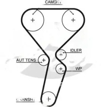 Купить Набор распределительного вала + насос водяная kp35501xs gates, фото thumb