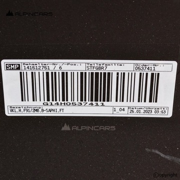 фото thumb №6, Bmw 8 f91 f92 m8 бампер задний чёрный sapphire