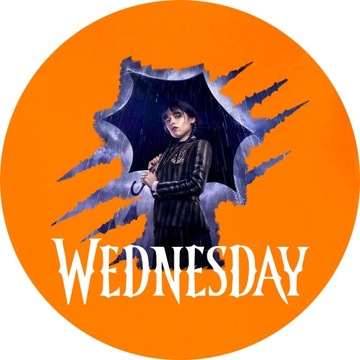 ОРАНЖЕВЫЙ СВИТШОТ WEDNESDAY ADDAMS SERIAL 164/170