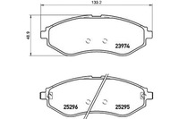 фото thumb №1, Brembo тормозные колодки тормозные chevrolet aveo 08- перед b