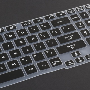 Универсальный силиконовый чехол-клавиатура для ноутбука ASUS TUF Gaming A15, черный
