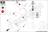 фото thumb №4, Резиновый элемент стабилизатора заднего wew renault safrane