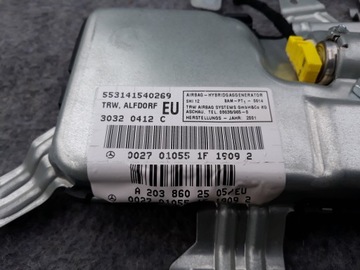 фото thumb №3, Подушка подушка безпеки двері перед mercedes w203 c-klasa