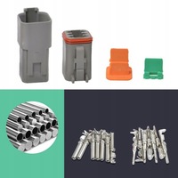 фото thumb №12, Соединитель коннекторы автомобильных штекер герметичные электрические pin 185 szt.