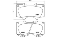 фото thumb №3, Brembo гальмівні колодки гальмівні lexus gx