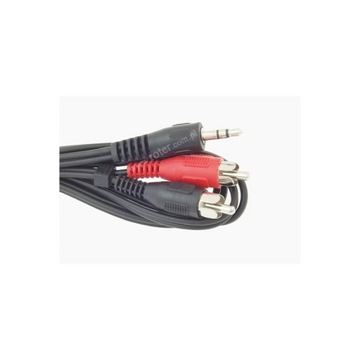 КАБЕЛЬ AUX JACK 3,5–2 RCA, 5 м 01124