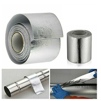 фото thumb №7, Samoprzylepna пленка алюминиевая лента трубы выпускной изоляция тепловая 5m