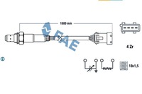 фото thumb №2, Лямбда-зонд fae ozh079 824010089 258003669 258003