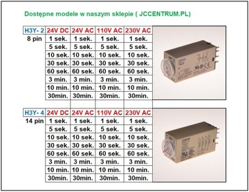 Реле OMRON H3Y-2 24 В пост. тока, 1 сек. ВСЕ ВРЕМЯ