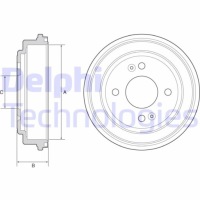 фото thumb №1, Барабан тормозной задняя hyundai getz 02-10