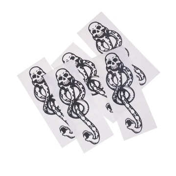1/5PCS Death Eaters Dark Mark Make Up Tattoos Stickers Cosplay Accessories
