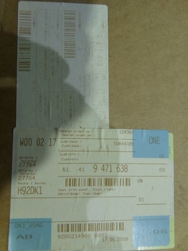 фото thumb №10, Bmw x2 f39 оббивка боковина двері правий перед 9471638 новий