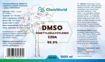 Пипетка-распылитель ДМСО Диметилсульфоксид PURE 1000
