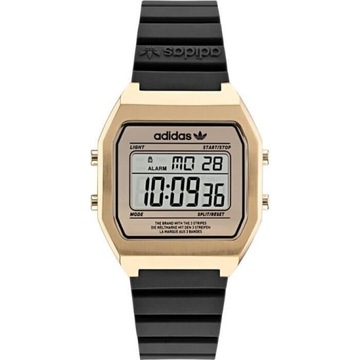 Черные ретро-часы Adidas AOST22075