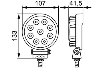 HELLA LAMPA ROBOCZA 12 24V 1500LM 6000K