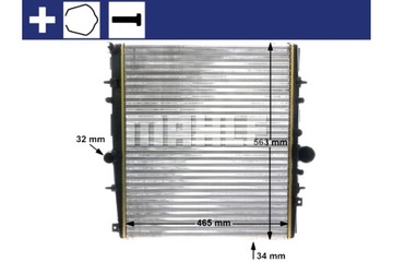 фото thumb №10, Радиаторов двигателя воды citroen c8 jumpy peugeot 807 expert expert