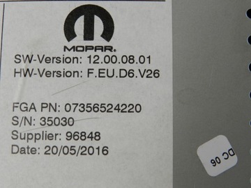 фото thumb №9, Радіо навігація jeep renegade 07356524220