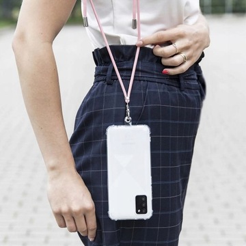 UNIWERSALNA SMYCZ SZNUREK na TELEFON do ETUI V2 CROSSBODY BRĄZOWY